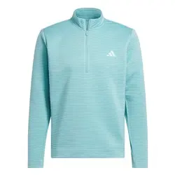 adidas Ultimate365 DWR Textured Quarter Zip Golf Sweatshirt