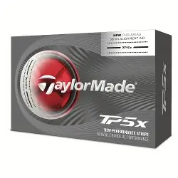 TaylorMade TP5X Performance Stripe Golf Balls 6 Ball Pack