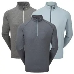 FootJoy Mens ThermoSeries Brushed Back Midlayer Golf Pullover