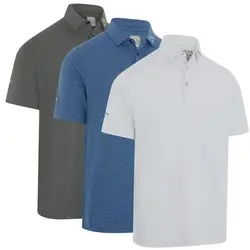 Callaway Mens Classic Jacquard Golf Polo Shirt