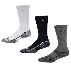 FootJoy Mens ProDry Crew Golf Socks - 6 Pair Pack