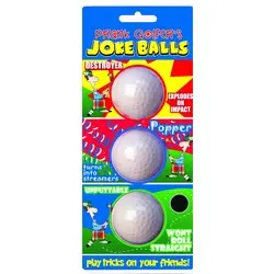 Golfer's Joke Golf Balls