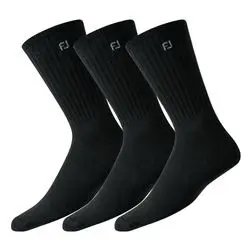FootJoy Men's CottonSof Crew Sock - 3 Pair Pack