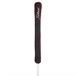 Titleist Jet Black Leather Alignment Sticks Headcover - New