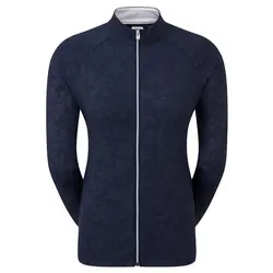 FootJoy Ladies Floral Embossed Midlayer Golf Sweater