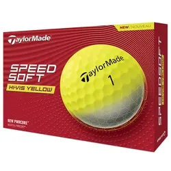 TaylorMade Speedsoft Yellow Golf Balls - 2024 Model