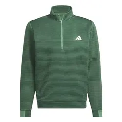 adidas Ultimate365 DWR Textured Quarter Zip Golf Sweatshirt