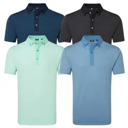 FootJoy Star Geo Jacquard Golf Polo Shirt