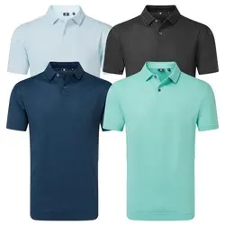 FootJoy Mens Modernist Geo Pique Golf Polo Shirt