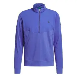  adidas Mens Ultimate365+ Hybrid Quarter-Zip Golf Sweater