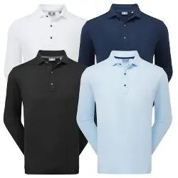 FootJoy Long Sleeve ThermoSeries Golf Polo Shirt