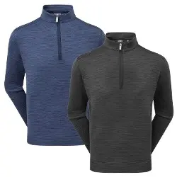 FootJoy Mens ThermoSeries Space Dye Half-Zip Golf Pullover