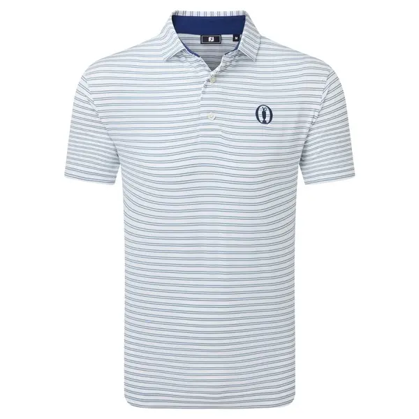 FootJoy Open Championship 2025 Open Stripe Lisle Golf Polo Shirt