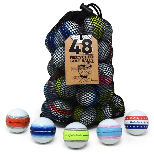 TaylorMade Tour Response Align Grade A Lake Balls - 4 Dozen Mesh Bag