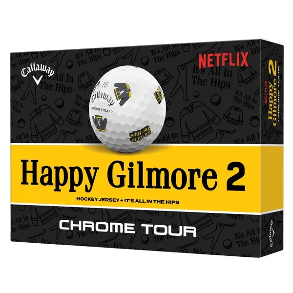 Callaway Chrome Tour Happy Gilmore 2 Golf Balls - It’s All in the Hips