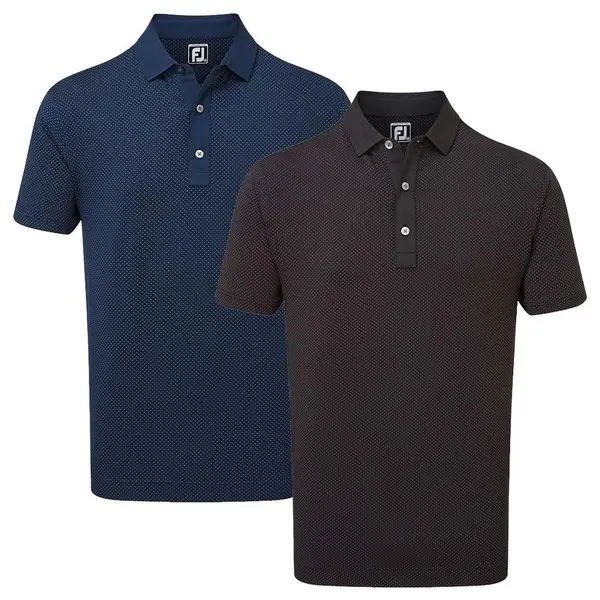 FootJoy Jacquard Dot Golf Polo Shirt