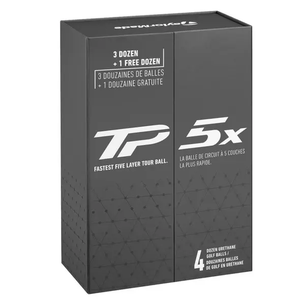 TaylorMade TP5X Golf Ball - 4 for 3 Offer
