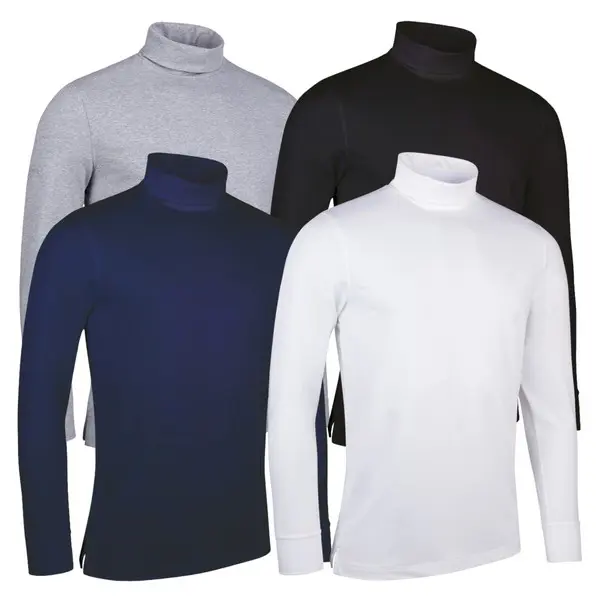 Glenmuir Mens Kelso Cotton Roll Neck Golf Sweater