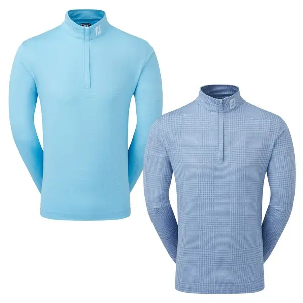 FootJoy Mens Glen Plaid Print Golf Pullover