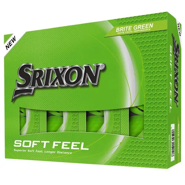 Srixon 2025 Soft Feel Brite Green Golf Balls