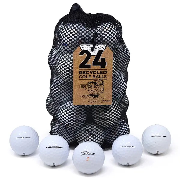 Titleist Velocity Grade A Blue Foil 24 Pack Mesh Bag Lake Balls