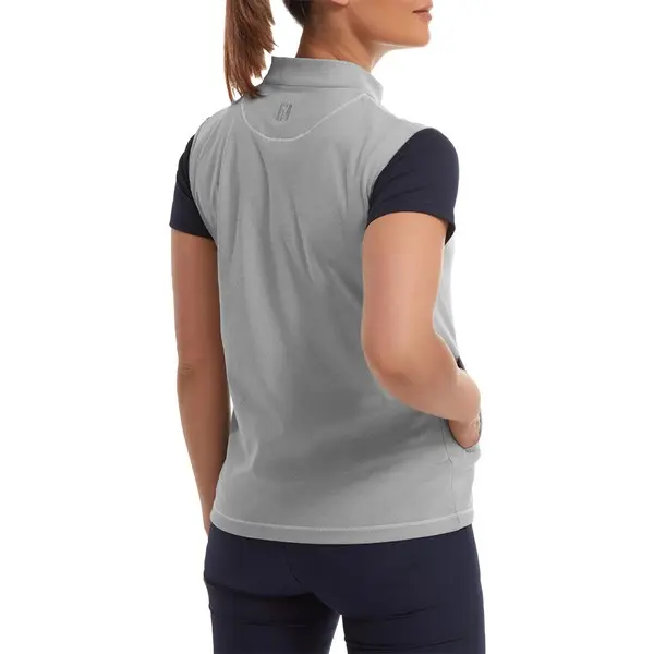 New Look - Gilet zippé en maille - Gris