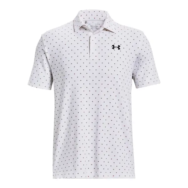 Under Armour Mens Playoff 3.0 Desert Geo Print Golf Polo 
