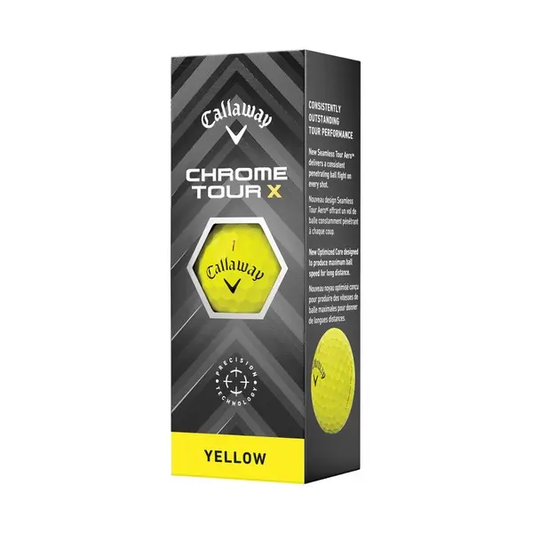 Callaway Chrome TourＸ　 イエロー　2ダース Callaway Chrome Tour X Golf Balls - Yellow