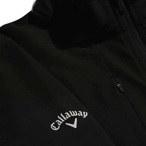 Callaway ジップアップジャケット 黒/白 Mens-14-Zip-Pullover-Black-