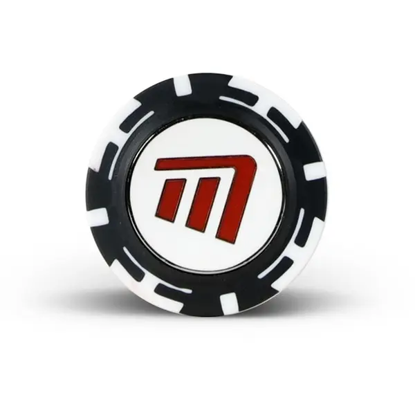 Masters Black Poker Chip With Magnetic Ball Marker