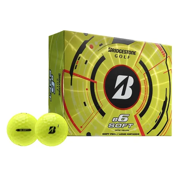 Bridgestone E6 Soft Yellow Golf Ball