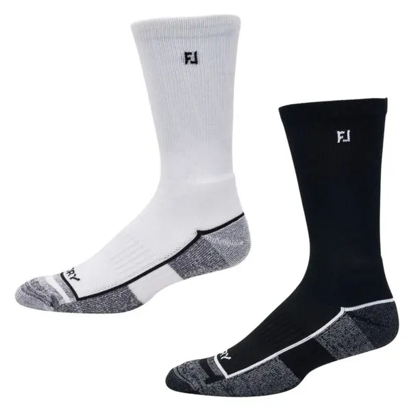 FootJoy Mens ProDry Crew Golf Socks - 6 Pair Pack