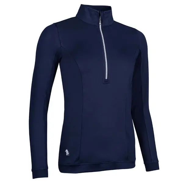 BRIEFING GOLF MARINE STRIPE HIGH NECK／L BRIEFING GOLF