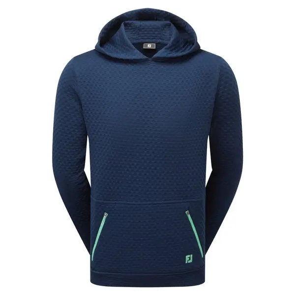FootJoy Mens Textured Knit Golf Hoodie