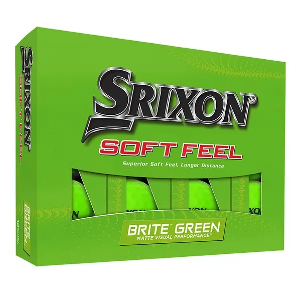 Srixon Soft Feel Brite Green Golf Balls