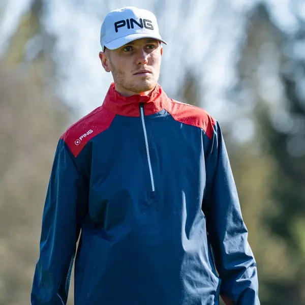 Ping SensorDry AquaDrive Half-Zip Waterproof Mens Golf Jacket