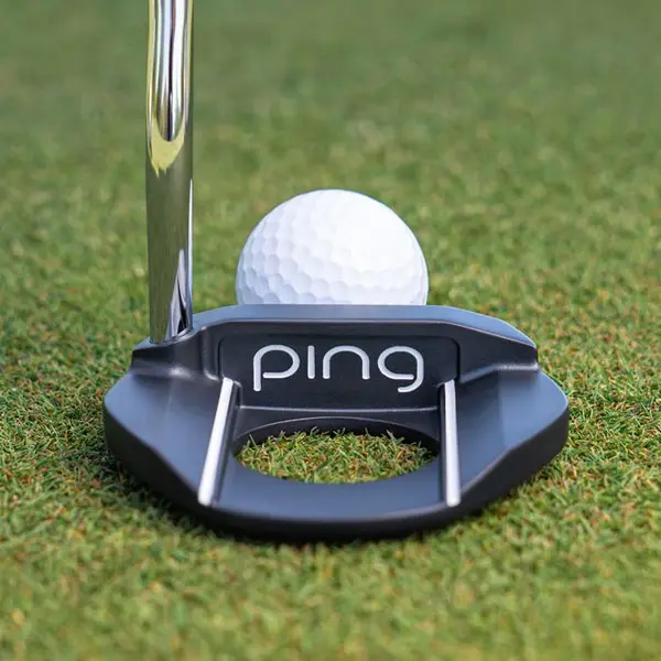 Putter PING PLD TYNE S PGA Tour Issue - Double Bend Shaft 35 Pouces, Occasion Rare