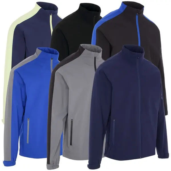 ProQuip Mens Aqualite Pro Full-Zip Waterproof Golf Jacket