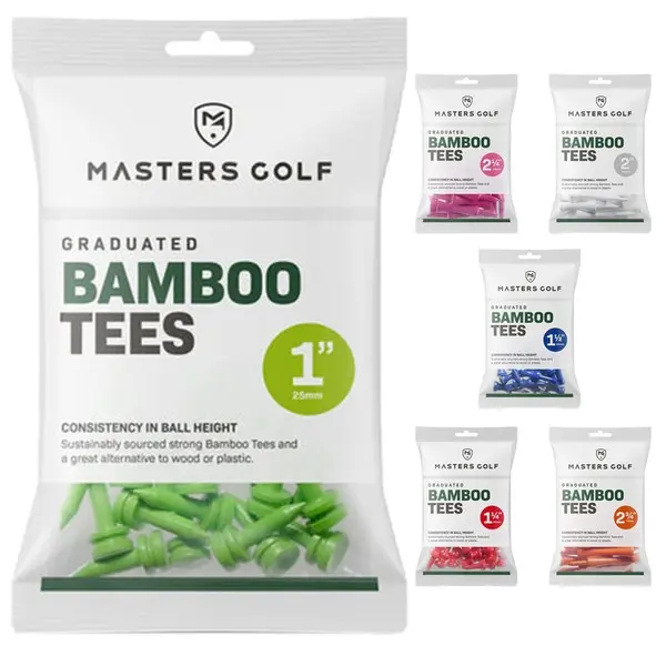 Masters Golf Bamboo Graduated Tees