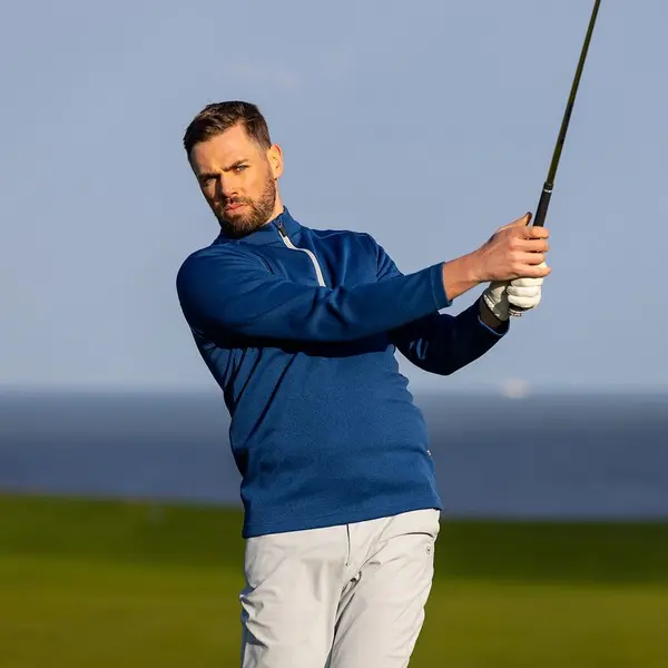 Ping Ramsey Half Zip Mens Fleece Golf Sweater Tops