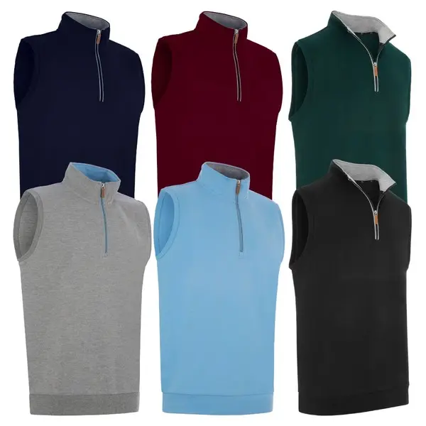 Proquip Mens Breeze Zip Neck Slipover