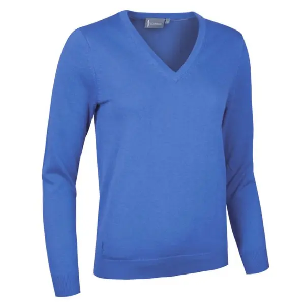 Glenmuir Ladies Darcy V Neck Cotton Golf Sweater LKC2591VN-DAR