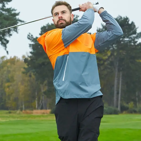 Pull De Pluie FootJoy Dry Joys XL Orange - Demi-zip, Imperméable Golf (occasion)