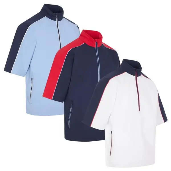 Ashworth Mens Ashworth Tech Shortsleeve Wind Golf Top 