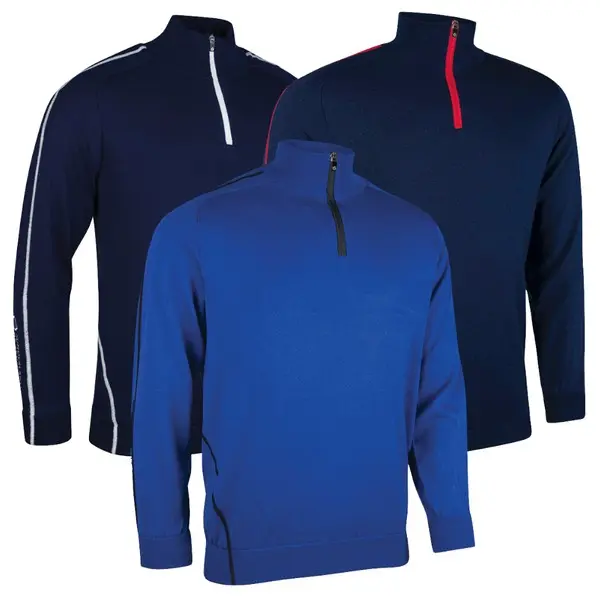Sunderland Hamsin Zip Neck Lined Golf Sweater 