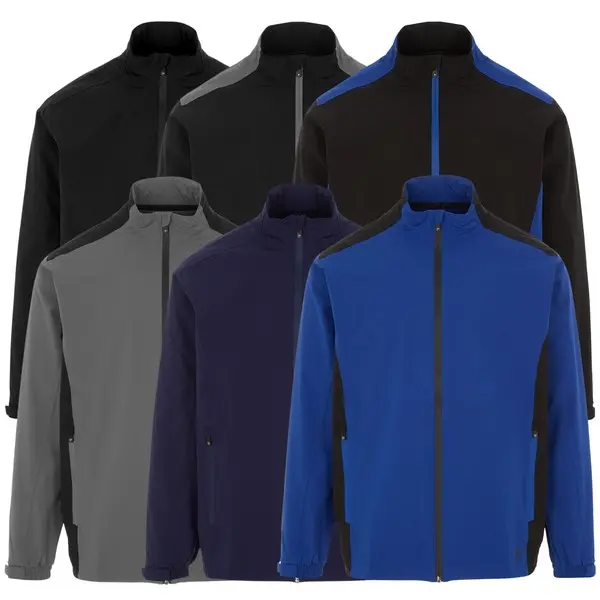 ProQuip Mens Aqualite Full-Zip Waterproof Golf Jacket