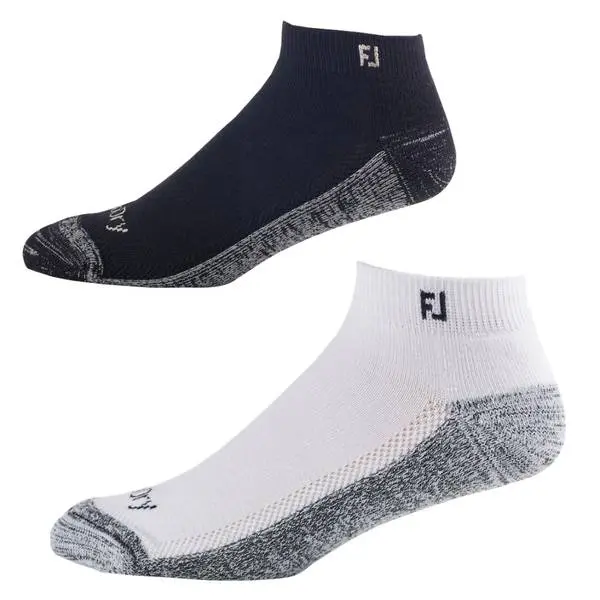 FootJoy Pro Dry Golf (6) Socks (3) Pairs Men's Size 7-12 Gray/Black