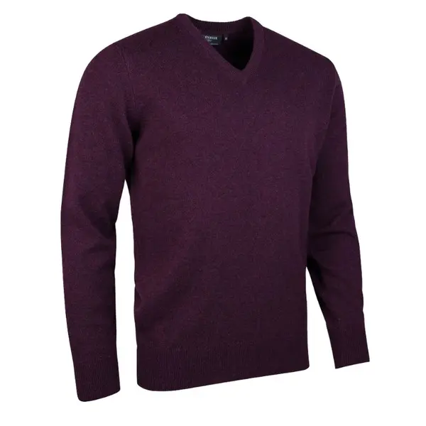 Glenmuir Mens Lomond Lambswool V Neck Golf Sweater MKL5900VN