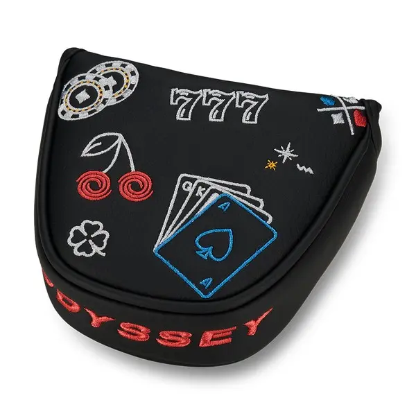 thumbnail image 2 of Odyssey Black & Blue Works Blade Putter Head Cover – Magnetic Closure, Nylon 2 of 2