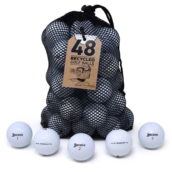 Srixon Z Star X/XV Grade A Blue Foil 48 Pack Mesh Bag Lake Balls
